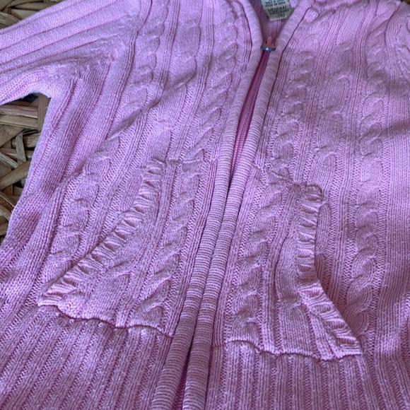 Arizona Size 5 Girls Zip-up Sweater - Picture 2 of 4